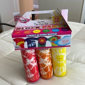 Brand new tie dye block party kit